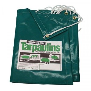 Protarp PVC Tarpaulin - 550 Grams - 2 Meter x 3 Meter - Green