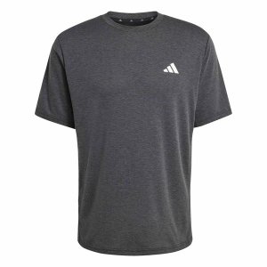 adidas Men's Workout Essentials Feelready Novelty T-Shirt - Black Melange