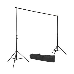 3m Adjustable Aluminium Backdrop Stand For Photos &amp; Videos With Carry Bag