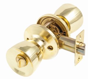Sanlic Jaguar Tulip Knob Lock Brass