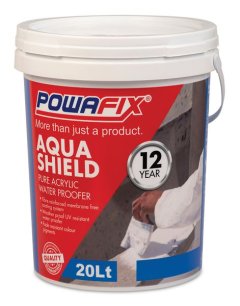 Powafix Aquashield 20 L Terracotta Fibre reinforced Pure Acrylic waterproofer