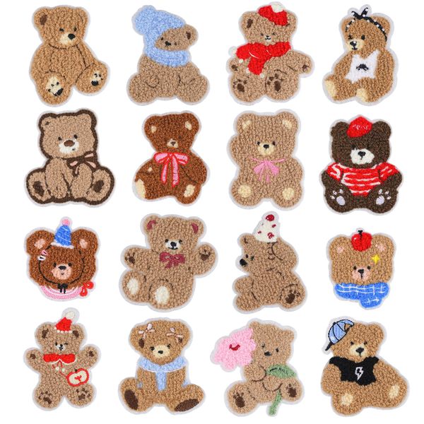 16 Pcs Vintage Girly Embroidered Patches, Cute Boho, dIY accessories