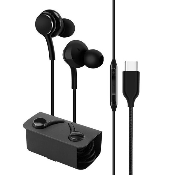 Type-C Earphone with Mic Compatible with Samsung Galaxy S24 Ultra/S23-S20