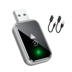 IPSTYLE CarPlay Adapter 2in1 Wired to Wireless CarPlay Adapter