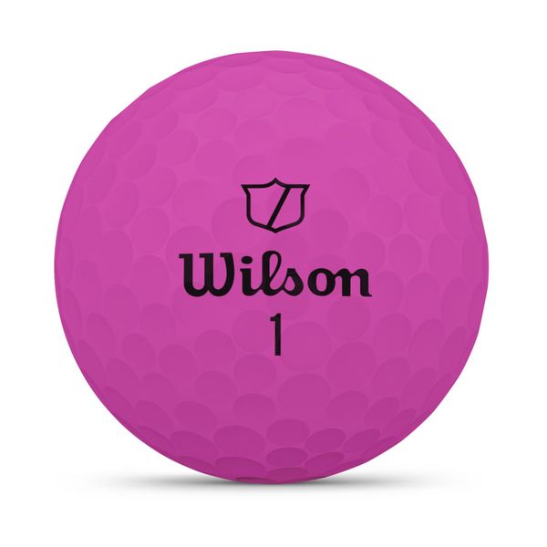 Wilson - Staff Duo Soft Pink Golf Balls - Ultra Soft Distance - 12 Pack