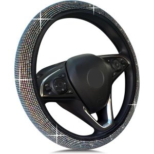 Steering Wheel Cover Diamond Car Steer Wheel Protector Car Inner Accessory