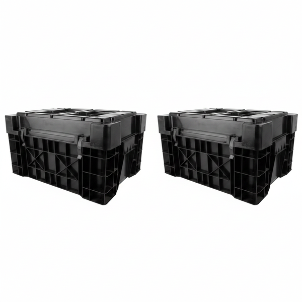 Romer 50l High Lid Ammo Box for Secure Storage and Transport - 2 Pack