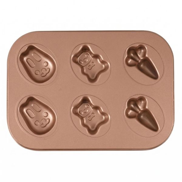 Non-Stick Metal Muffin and Cupcake Baking Mould