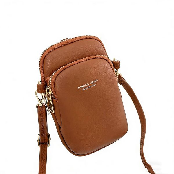 Crossbody Bag, Mini Mobile Phone Shoulder Bag for Smartphone, Cards &amp; Cash