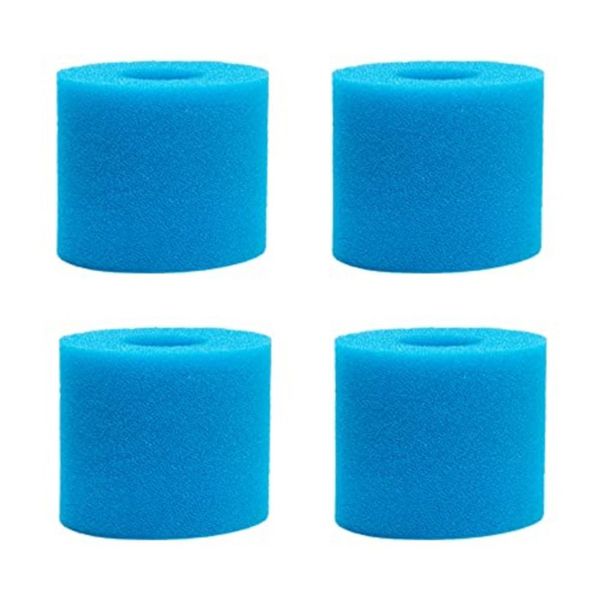 4 Pcs Pool Filter Cartridge For Type H Replacement Filter Foam Sponge