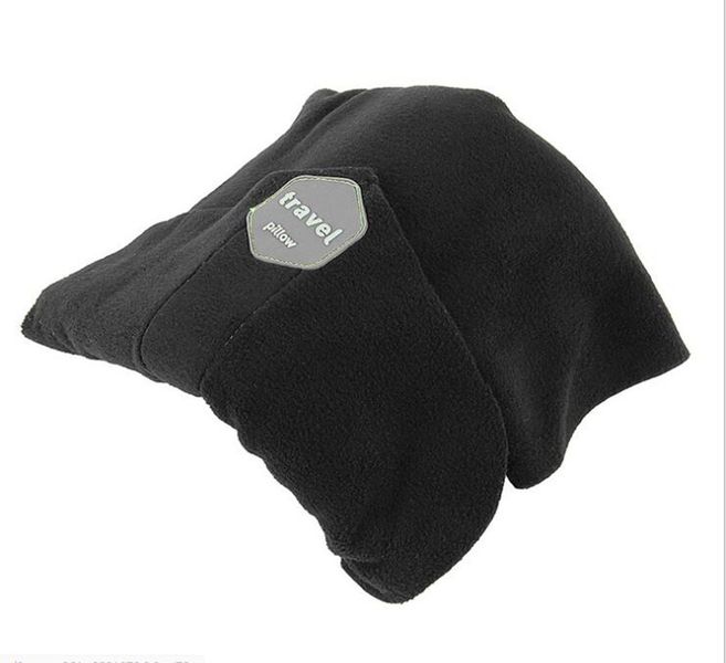 Tuff-Luv Super Soft Neck Support Travel Pillow - Black
