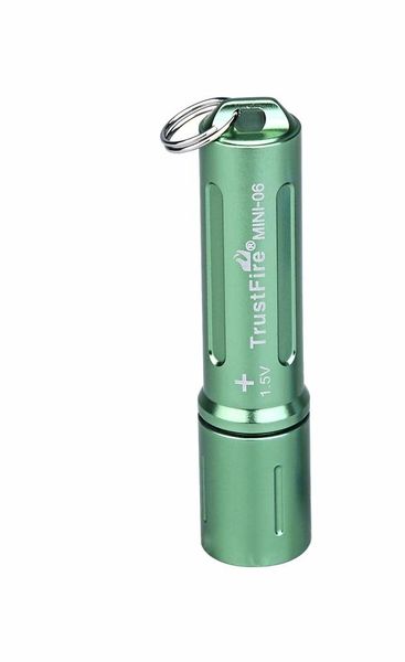 Trustfire Mini - 06 , 90 Lumen, 12m throw, uses AAA battery Green