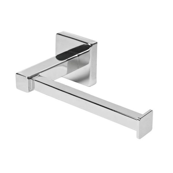 Chrome Square Toilet Paper Holder Toilet Paper Wall | Paper Case (Silver)