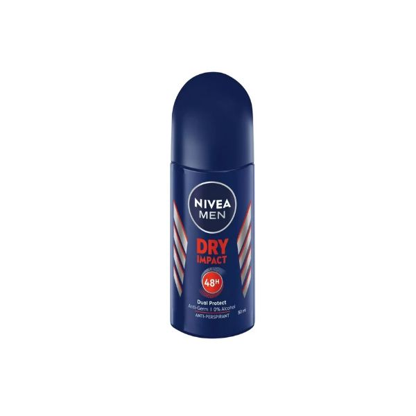 Nive For Men Roll On Dry Impact - 7 x 50ml