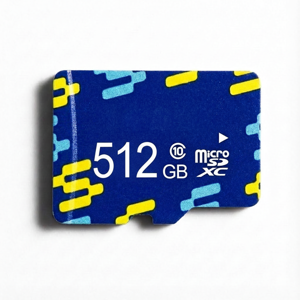 512GB MicroSD Card - Expand Storage for Phones, Cameras, MP3/MP4, PSP