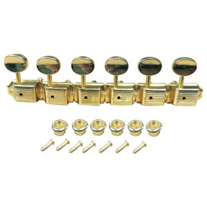 Guitar Tuning Pegs Keys Tuners Semi Closed String Button Fender 6R