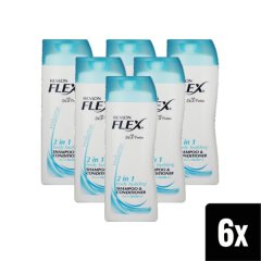 Revlon Flex Silk &amp; Protein Volume 2-in-1 Shampoo &amp; Conditioner 6 Pack