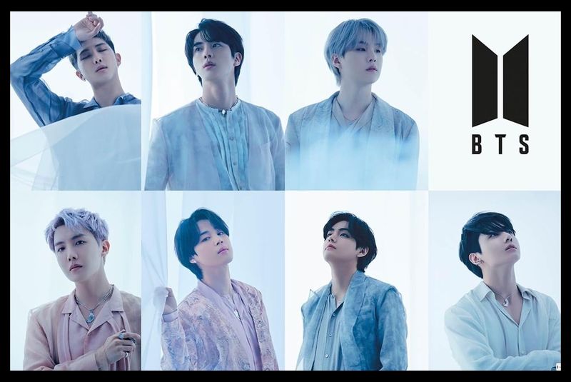 BTS (Portraits) Poster with Black Frame