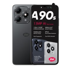 Itel A90s 4G Dual Sim 128GB - Black