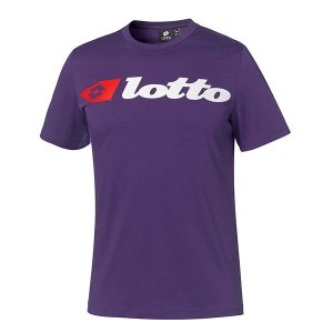 Lotto Men's Due Tee Logo - Violet