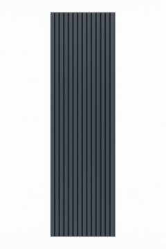 FSS Acoustic Wood Slatted Wall Panels - Charcoal or Dark Gray