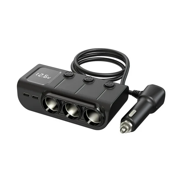 3in 1 Car PD Fast Charger Car Accessories GC01 CarPhone 120W Converter