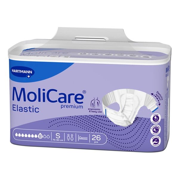 Hartmann - Molicare Premiu Elastic Adult Night Nappy 8 Drop Small 26's