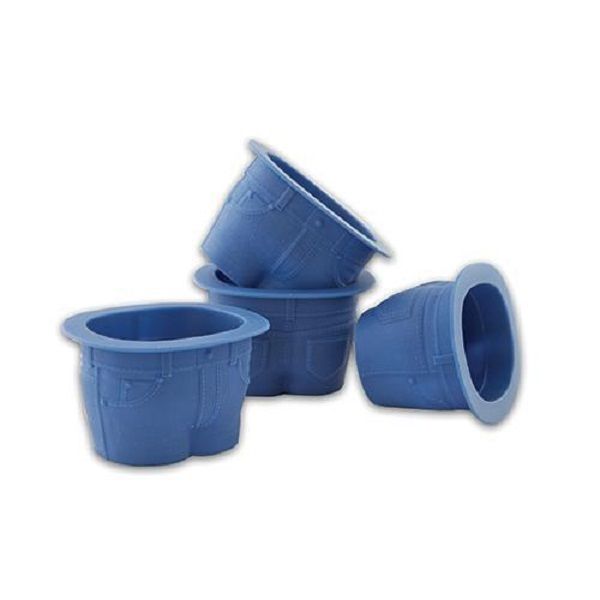 Jean Muffin / Cupcake Molds / Baking Cases - 4 Piece