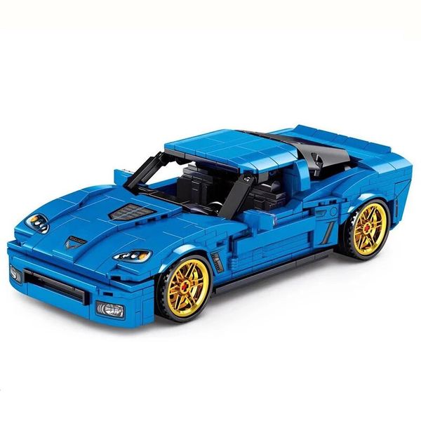 Sembo Corvette Building Blocks - 668 Piece