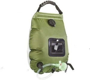 Solar Shower Bag 20L, Foldable Camping Shower Portable Solar Heating Bag