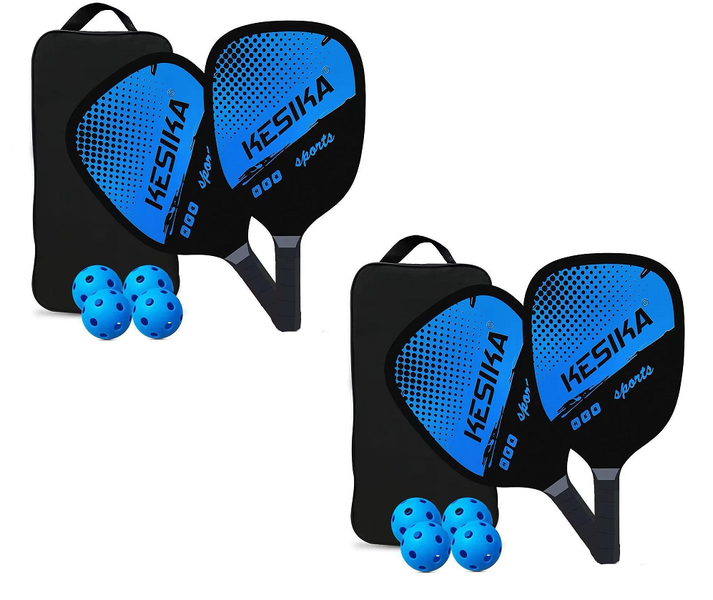 2Pack-Pickball Set Outdoor Sports Combination 2 Rackets 4 Balls