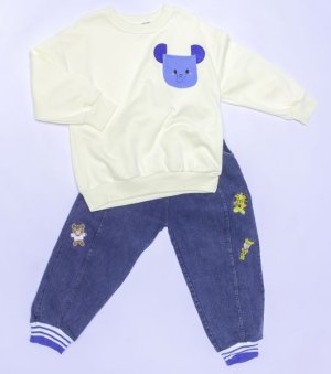 White Elephant Denim Set
