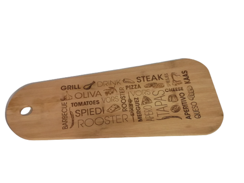 Chopping Board 50x20x1cm Oblong Bamboo