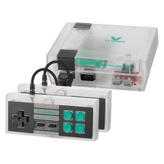 VX Gaming Classic 2.0 series Game Station with 2 Controllers - Clear