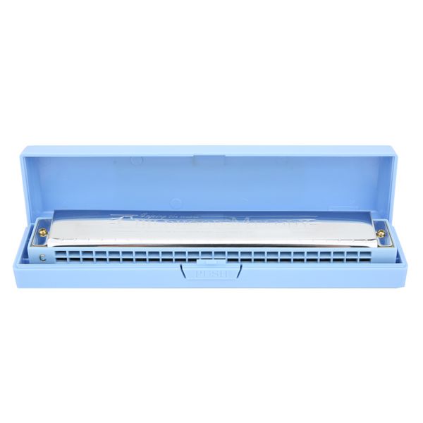 Diatonic Harmonica C Key Stainless Steel Cover Plate Compatible with Hohner