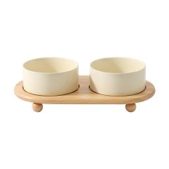 Ceramic Elevated Dog Bowls Raised Food Water Dish Puppy Pet Feeder