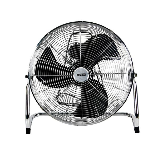 Eurolux Industrial Floor Fan - 3 Blades - Chrome