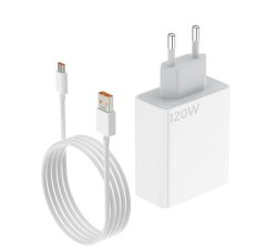 120W Super Fast PD Charger Compatible With Type C White