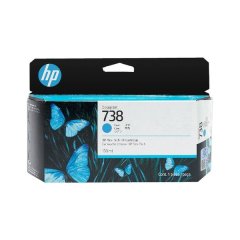 HP 738 Designjet Cyan Ink Cartridge (130mL) | DesignJet T850 Large