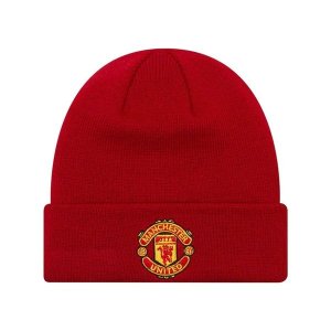 Manchester United FC Kids Red Cuff Knit Beanie