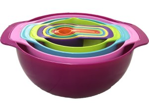 Nested Baking Prep Set - 10 Piece Kitchen Tools Set
