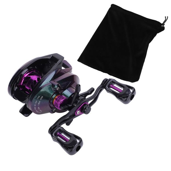 Low Profile Full Metal Spool Baitcasting Reel RH