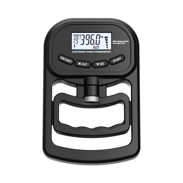 396lbs Grip Strength Trainer Grip Strength Tester Digital Hand Dynamometer
