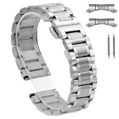 Stainless Steel Watch Band Replacement for 18mm 20mm 22mm 24mm 15mm