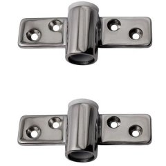 2 Pcs Boat 316 Stainless Steel Oar Lock Socket Side Mount Rowlock Socket