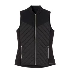 Kalenji Women's sleeveless running jacket Warm - black