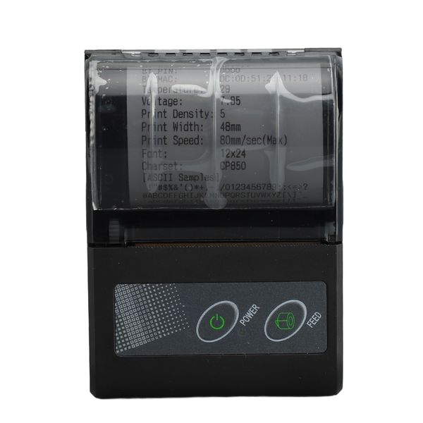 58mm BT Receipt Printer, Portable Label Maker