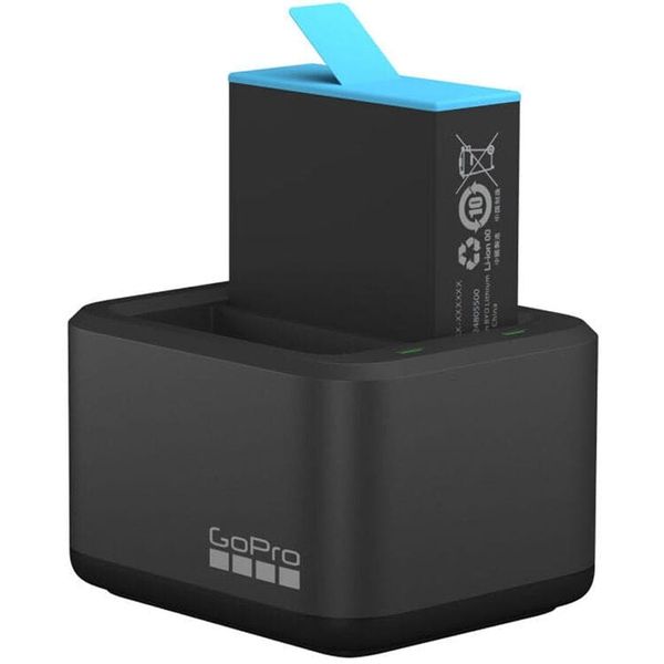 GoPro Dual Battery Charger &amp; Battery for Hero10 and 9
