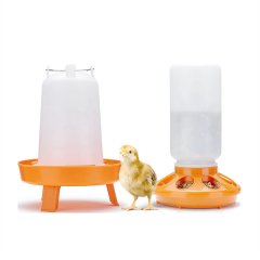 Top Filling Chick Feeder and Waterer Kit , Chick Feeder and Waterer with 3