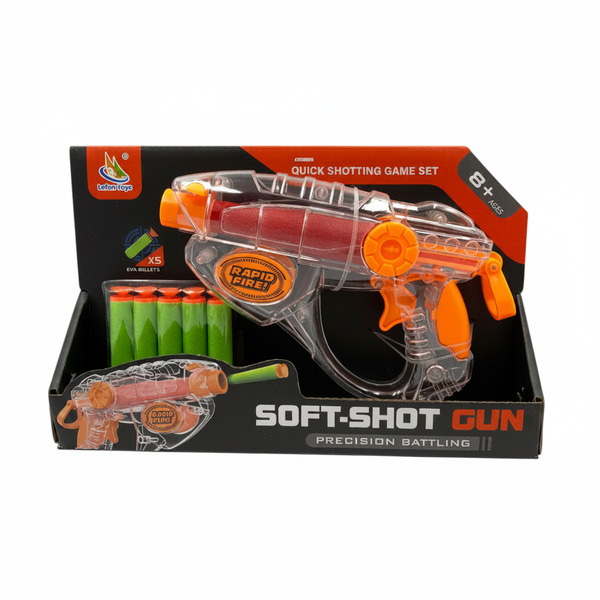 Toy Shotgun for Kids - Soft Bullet Gun with 20 Darts, EVA Material